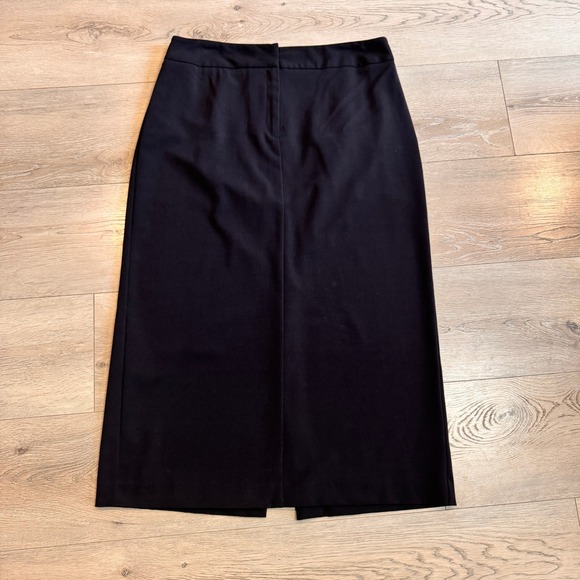 Nine & Company Basics Black Stretch Pencil Skirt Size 14 Maxi Career Office - Picture 1 of 5